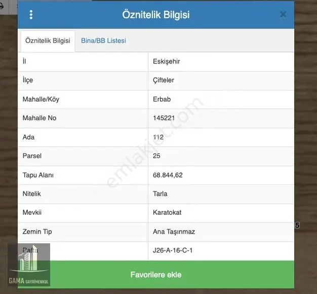 Gama Gayrimenkul'den Çiftler'!de Yatım Fırsatı Kaçmaz Tarla - Görsel 2