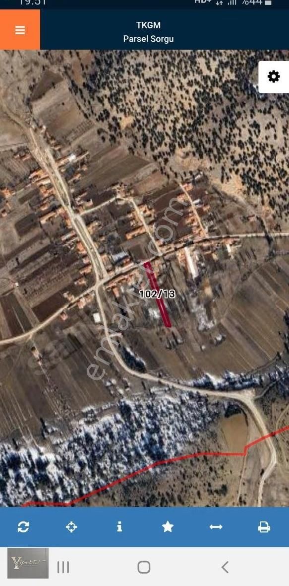 Yatırımlık Burdur Merkez Ulupınar Köyünde Satılık Tarla - Görsel 2