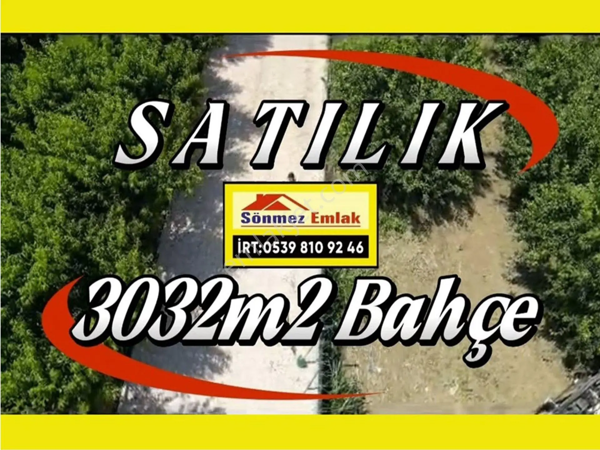 Bursa Yıldırım Samanlıda Satılık Donanımlı Ve Bakımlı 3032m2 Bahçe