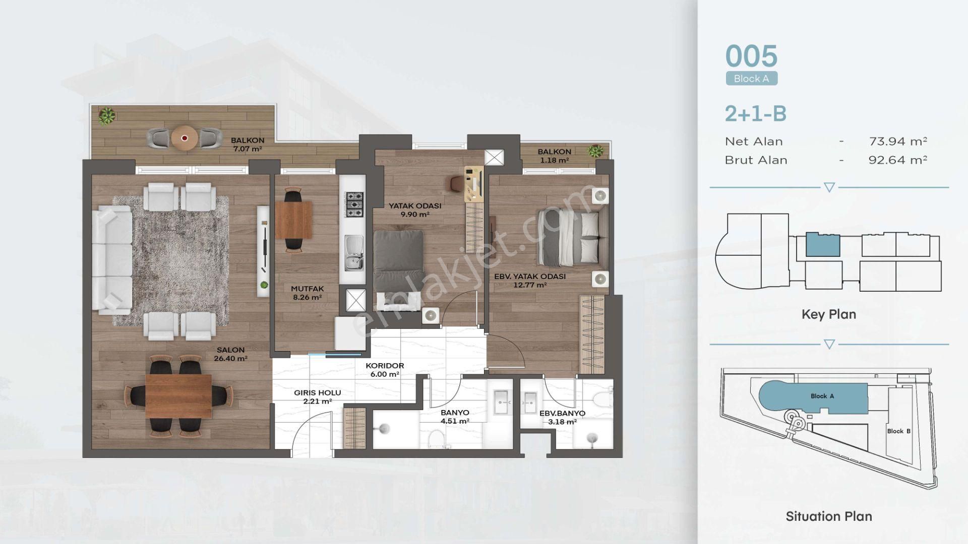 Valory Güneşli’de 2+1 Bahçe Katı Kapalı Mutfak Daire – Geniş Alan Ve Yatırım Fırsatı