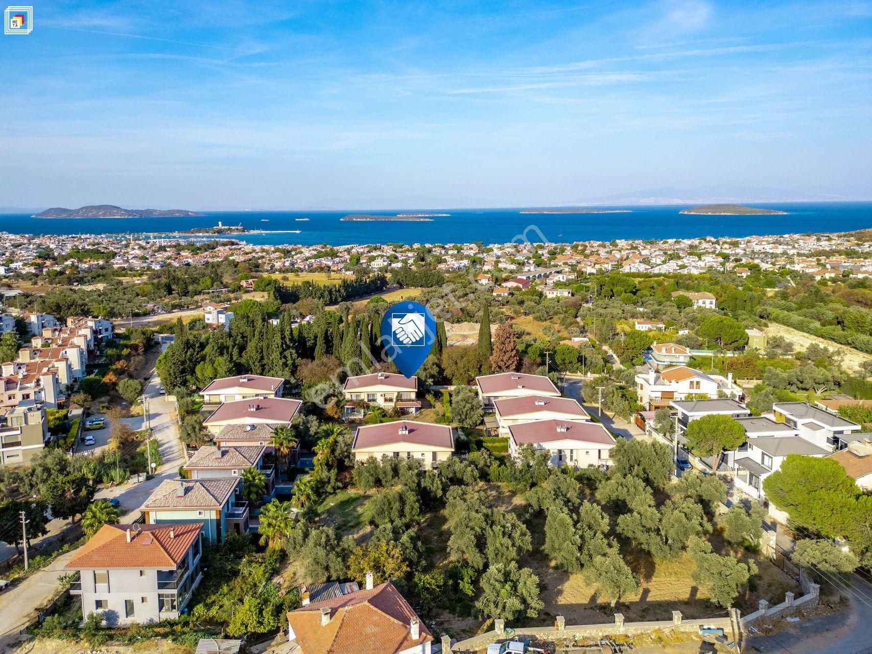 Urla Denizli Mah. Havuz Önü, Geniş Bahçeli Köşe Villa - Görsel 32
