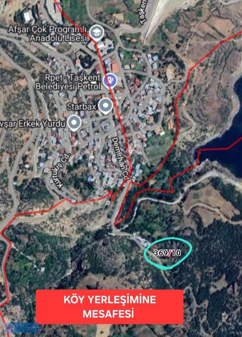 Konya Taşkent'te Köy İçinde Baraj Manzaralı 258 M2 Bahçe - Görsel 3