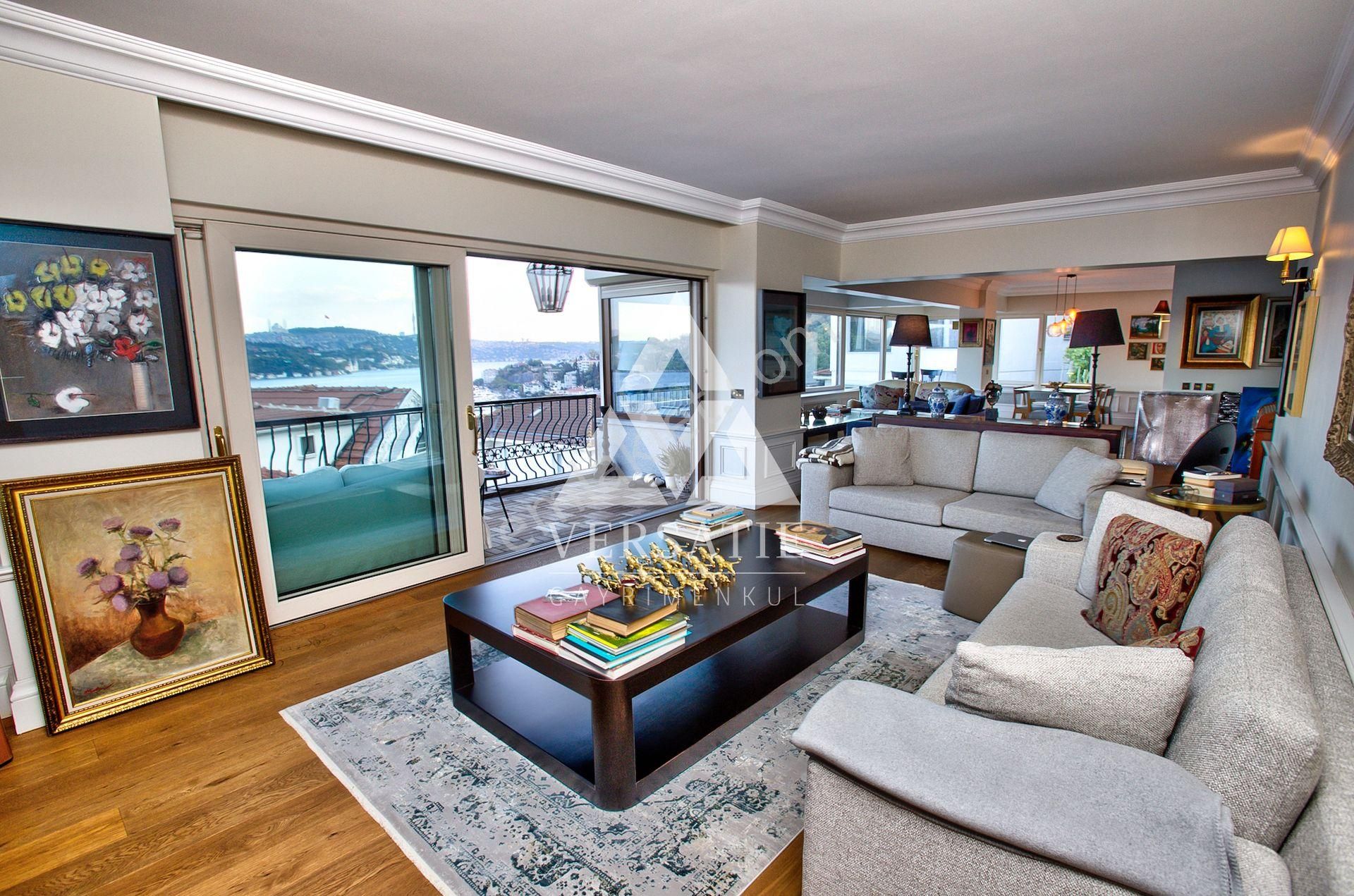 Bebek'te Panoramik Boğaz Manzaralı Şık Satılık Daire - Görsel 14