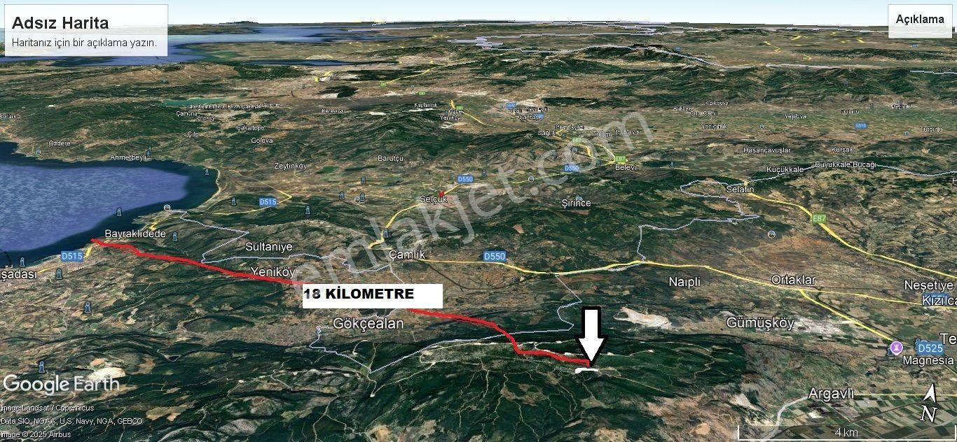 Aydın,söke,sazlı Mh.,sugözü Mevkisinde Satılık Arazi ,"söke Mimarsan Gayrimenkul"