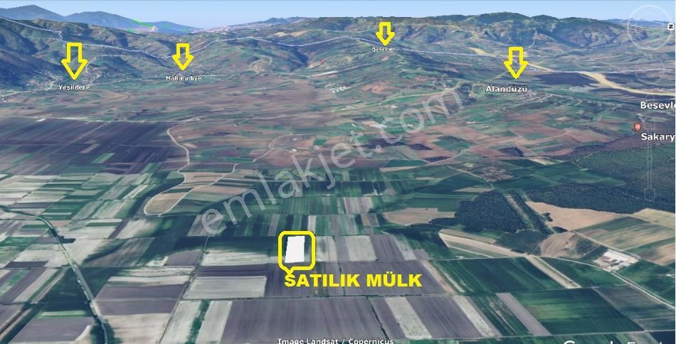 Sakarya Serdivan Yazlıkta Yükselen Bölgede 9600 M2 Arazi