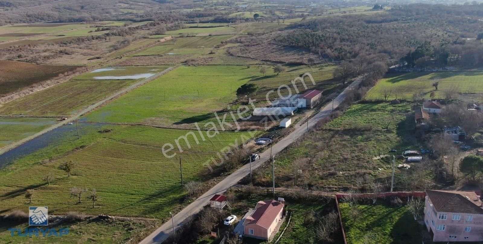 Çanakkale Biga Kahvetepe Köyünde Satılık 1.099m2 Arsa - Görsel 5