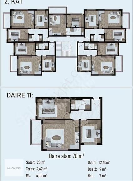 Minimal Yaşam,maksimum Konfor:1+1 43 M2 Bahçe,24 Ay Elden Ödeme - Görsel 17