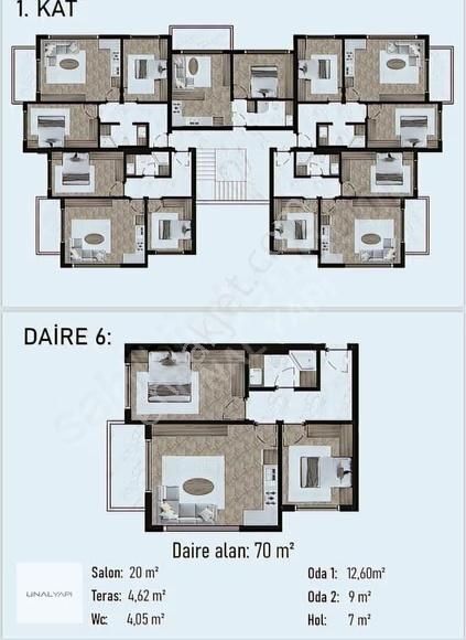 Minimal Yaşam,maksimum Konfor:1+1 43 M2 Bahçe,24 Ay Elden Ödeme - Görsel 5