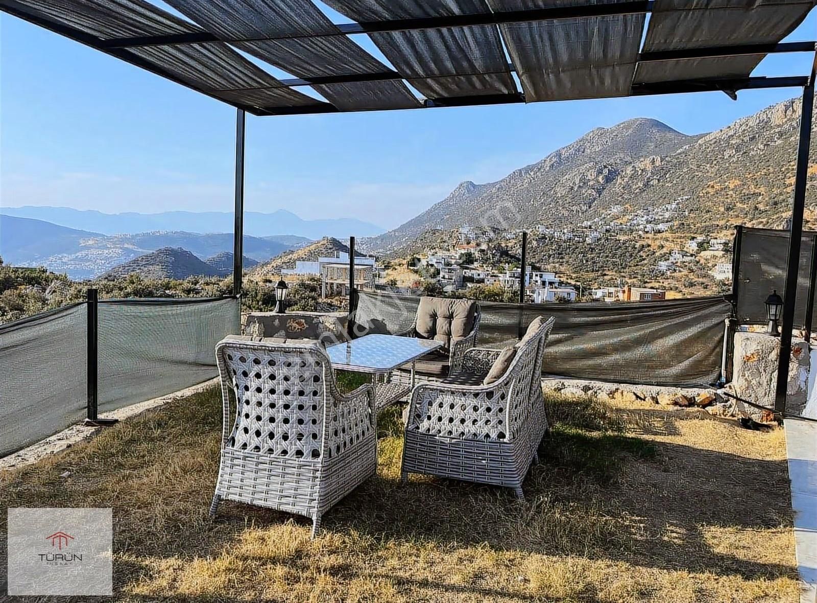 Kaş Bezirganda Manzaralı 2 Villalı 1209 M² - Görsel 19