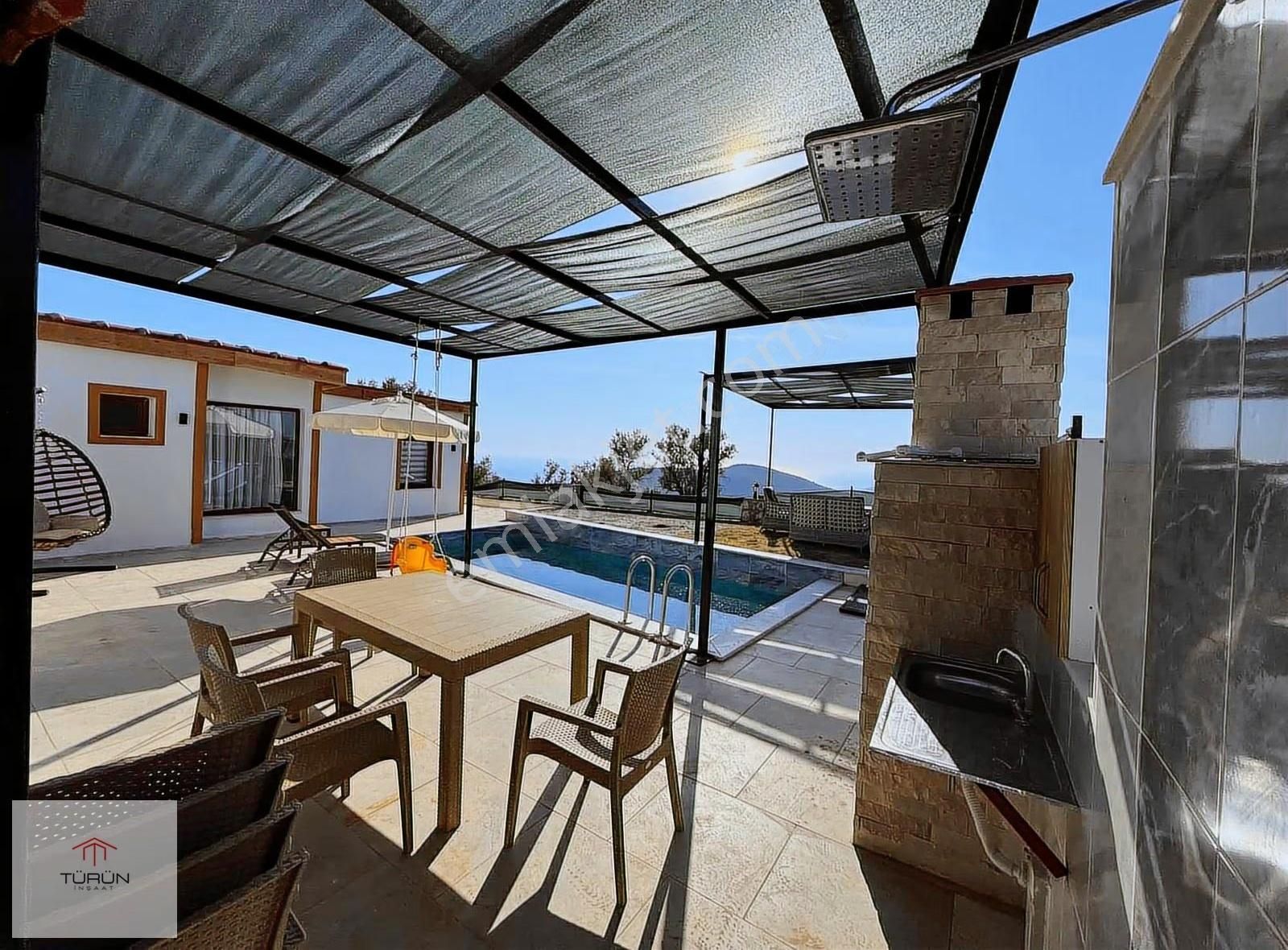 Kaş Bezirganda Manzaralı 2 Villalı 1209 M² - Görsel 20