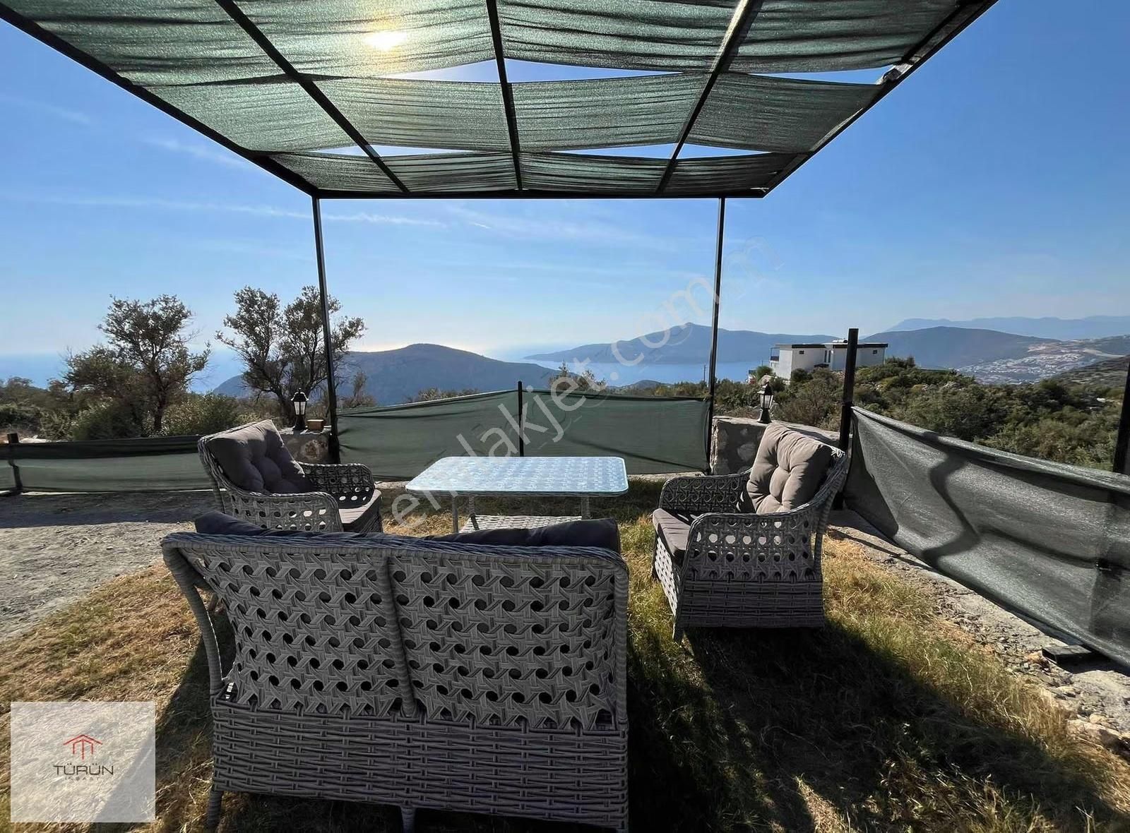 Kaş Bezirganda Manzaralı 2 Villalı 1209 M² - Görsel 17