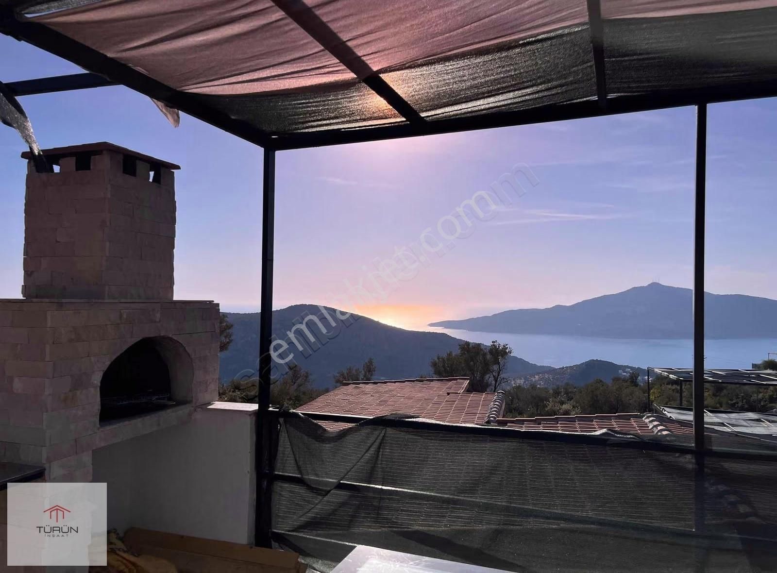 Kaş Bezirganda Manzaralı 2 Villalı 1209 M² - Görsel 23