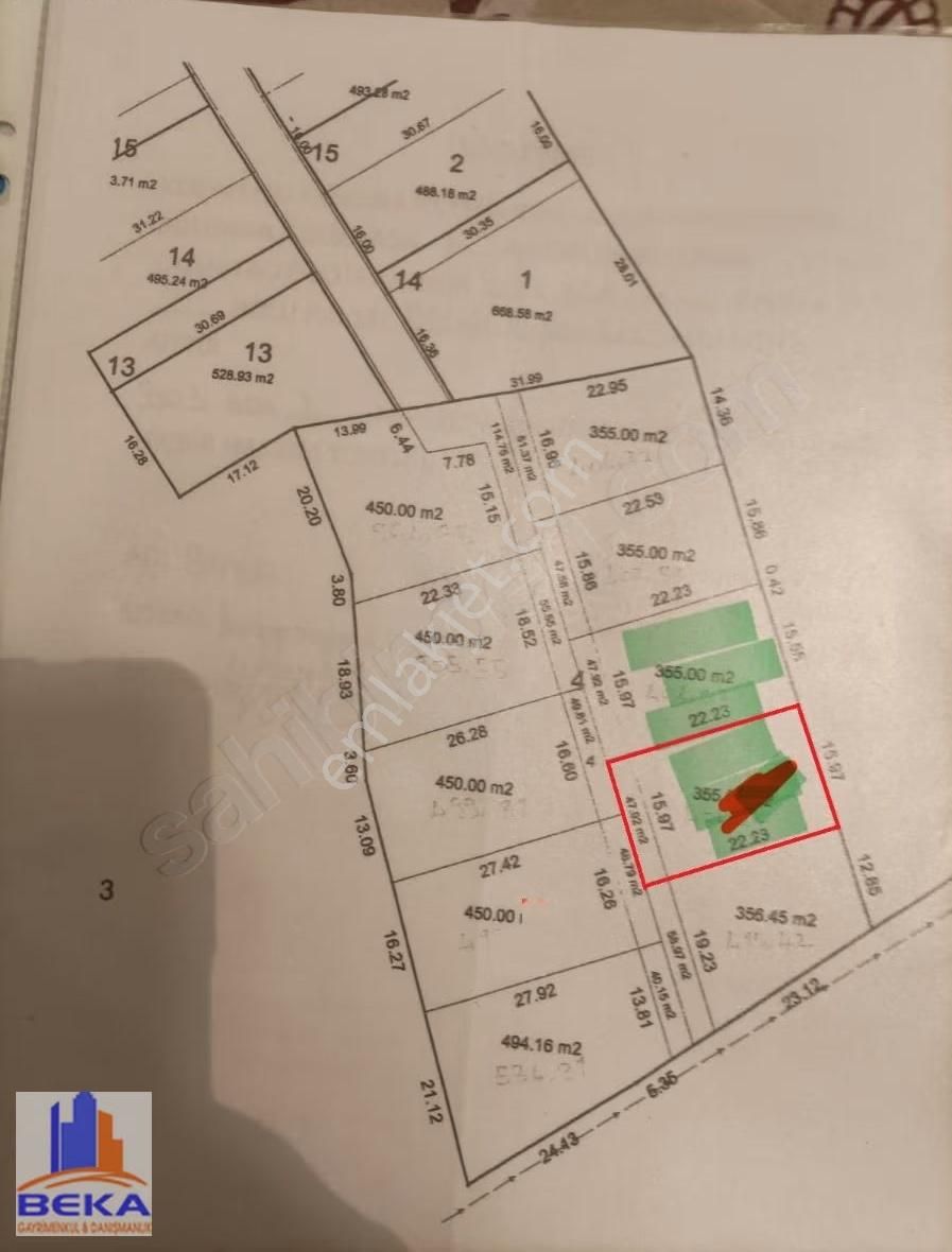 Kandıra'da Satılık 400 M2 Arsa