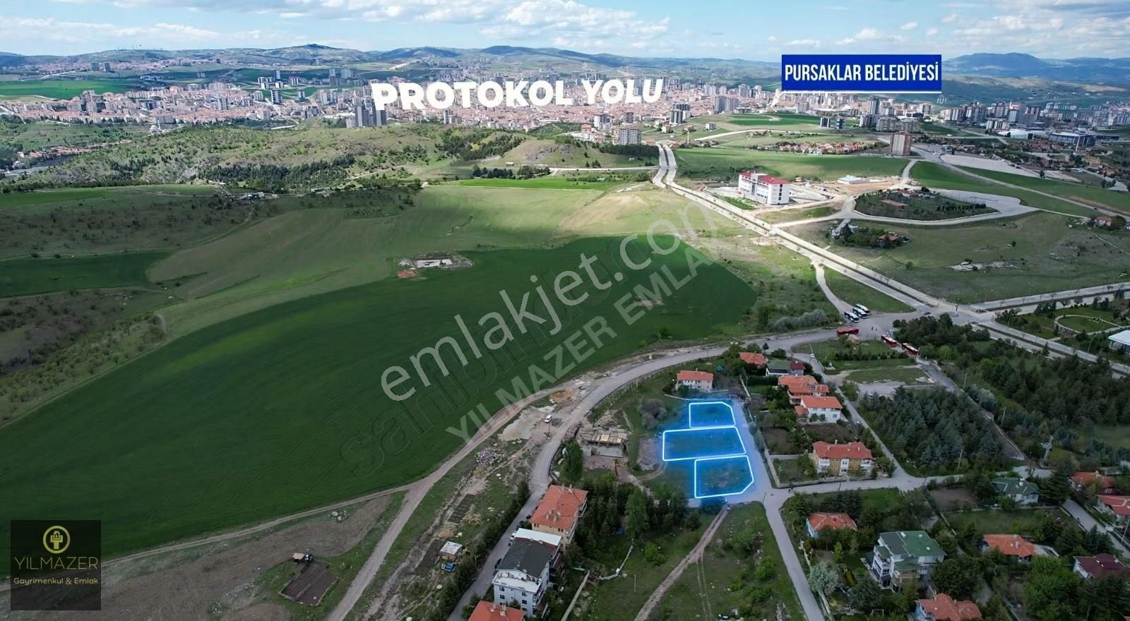 Doğa İçinde Satılık Arsa | Pursaklar Protokol Yolu 2 Km - Görsel 2