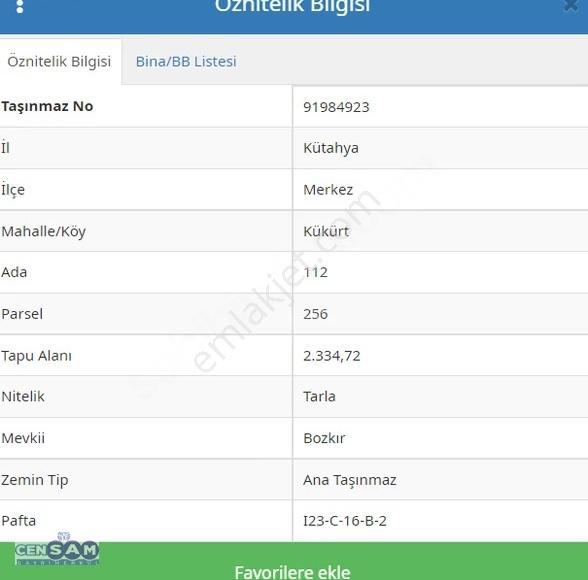 Kütahya Merkez 'de 2.334 M2 Resmi Yola Yakın Dümdüz Fırsat Arazi - Görsel 2