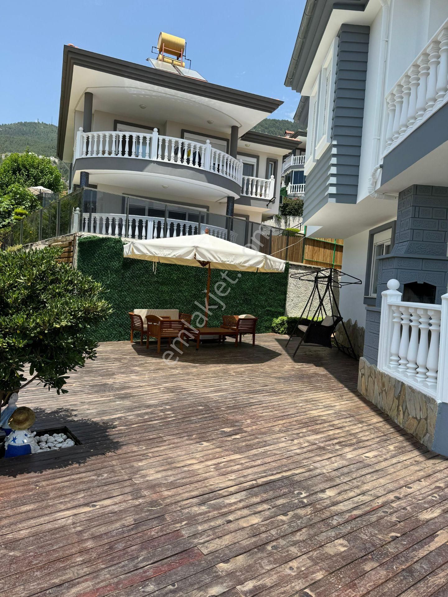 Alanya Bektaş Mah Deniz Manzaralı 3+1 Satılık Villa - Görsel 11