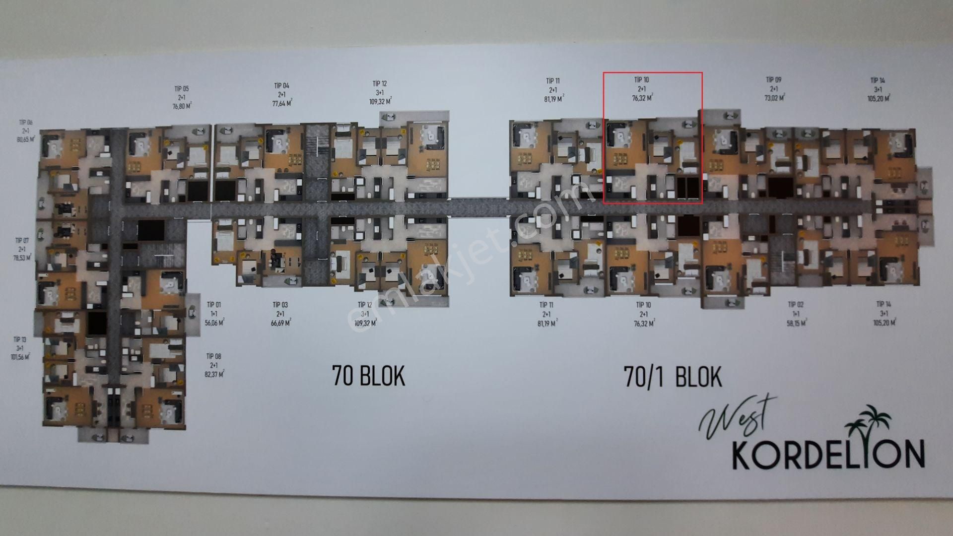 West Kordelion Koop, Peşinat + Taksitli, Yatırımlık En Uygun 2+1 - Görsel 7