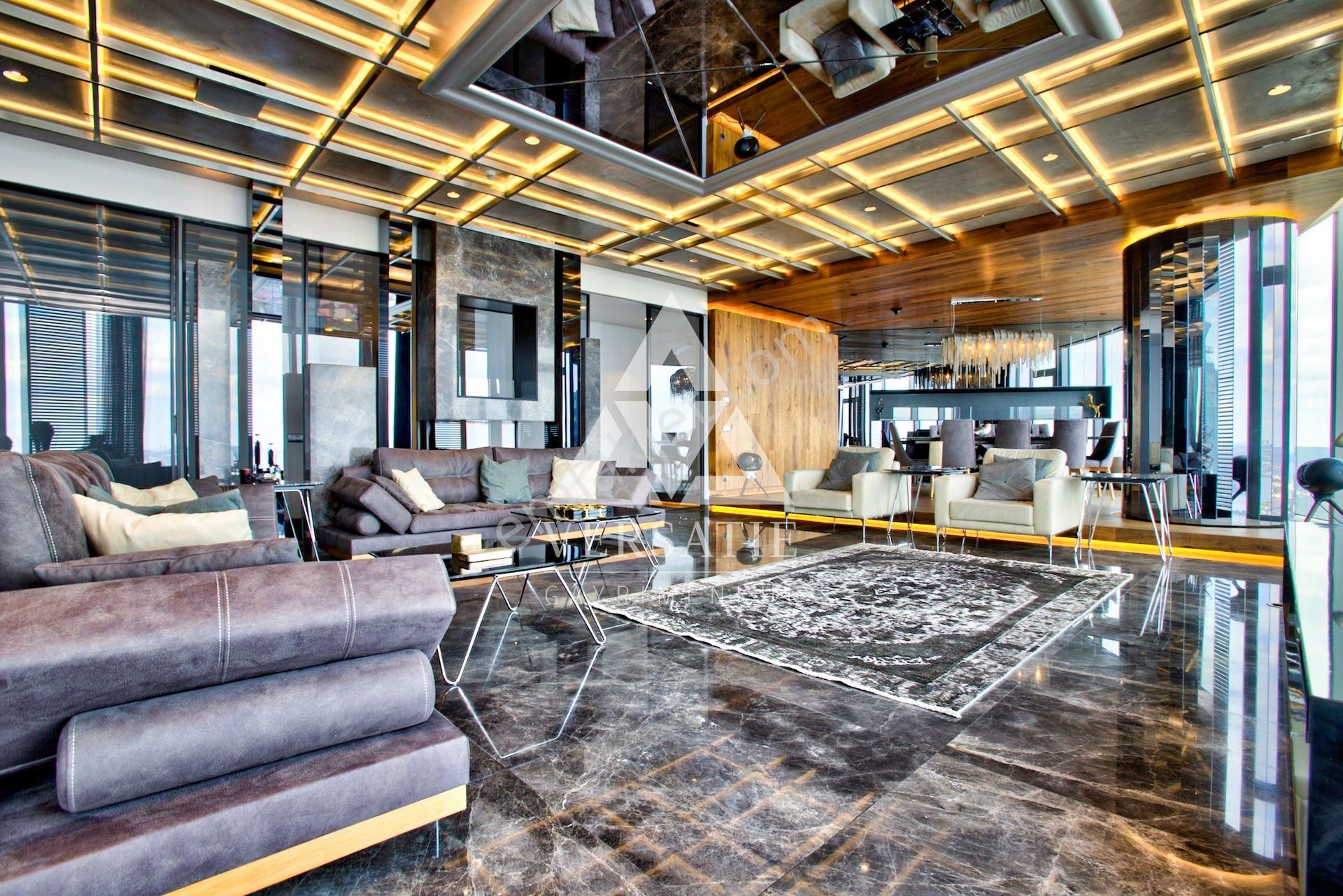 Maslak Spine Tower 600m2 Özel Dekorlu 5+2 Penthouse Tek Yetkili - Görsel 24