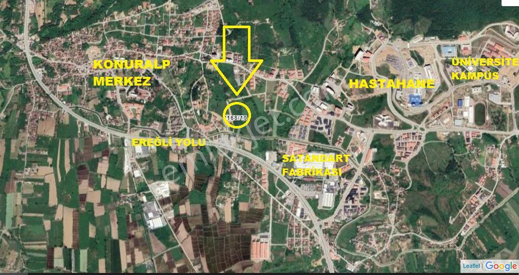 Konuralp'te 4 Kat %35 Konut İmarlı Satılık 922 M2 Parsel - Görsel 9