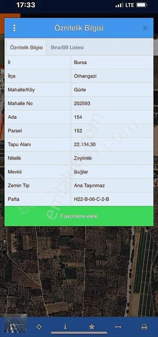 Orhangazi Gürle İşletmelere Ve Asflata Yakın Yatırımlık Tarla - Görsel 17