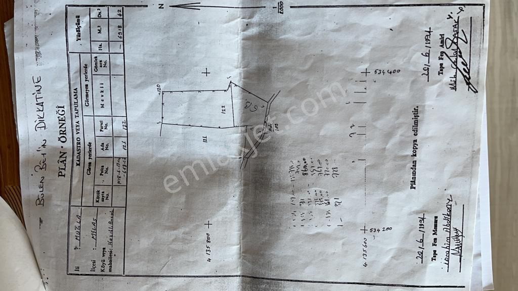 Kupon %100 Kazandırma Garantili 6648m2 Denize 180m Uzaklıkta Tarlamız Satılıktır - Görsel 14