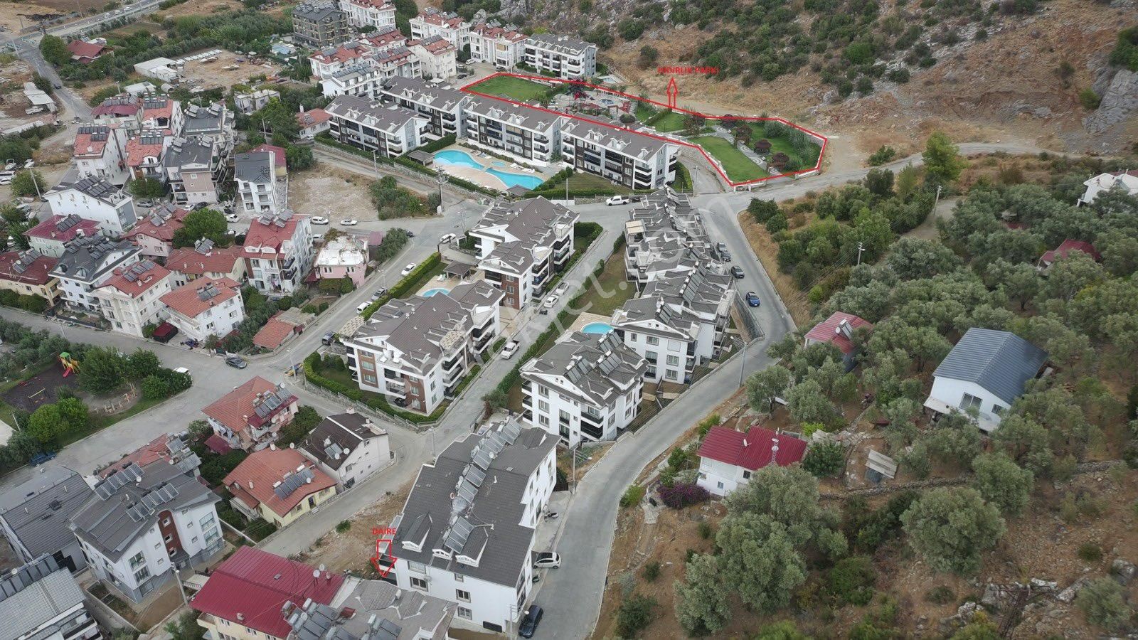 Fethiye’de Ara Kat Deniz Ve Şehir Manzaralı Geniş 2+1” - Görsel 13