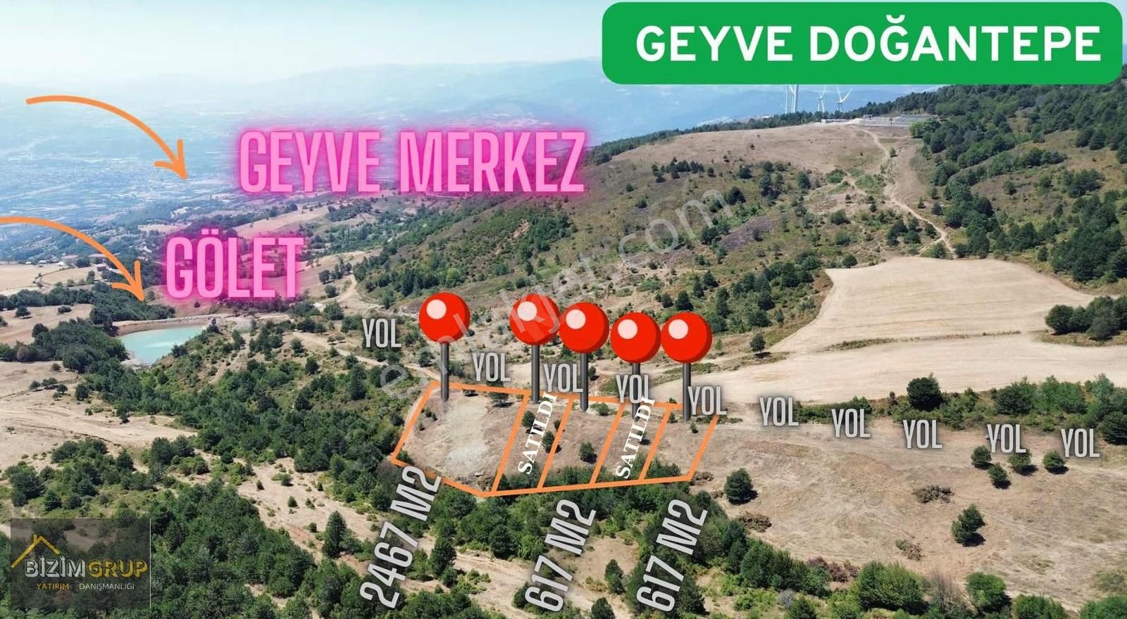 Fırsat Araziler Son 3 Adet Geyve Manzaralı