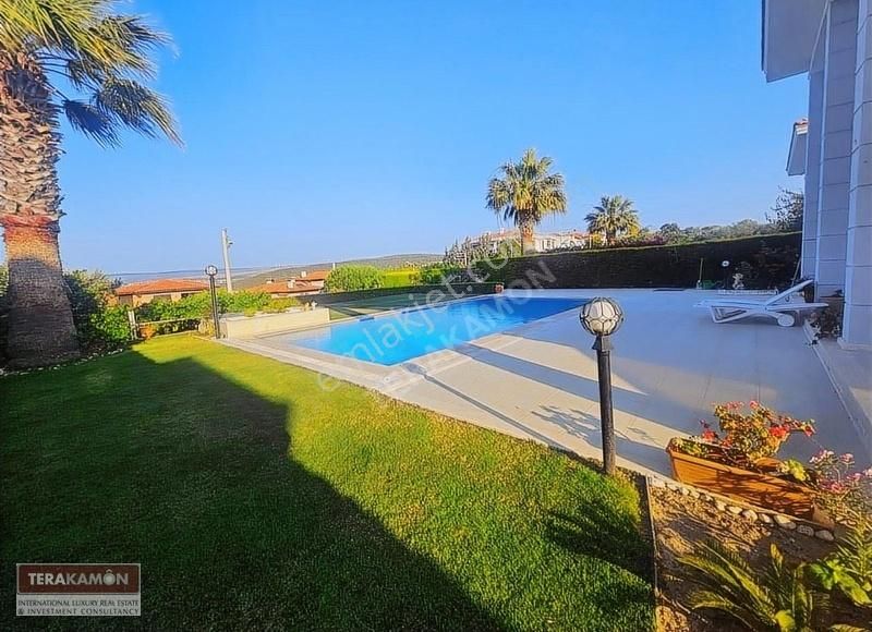 İzmir Çeşme Paşalimanı Full Deniz Manzaralı Müstakil Lüks Villa - Görsel 35