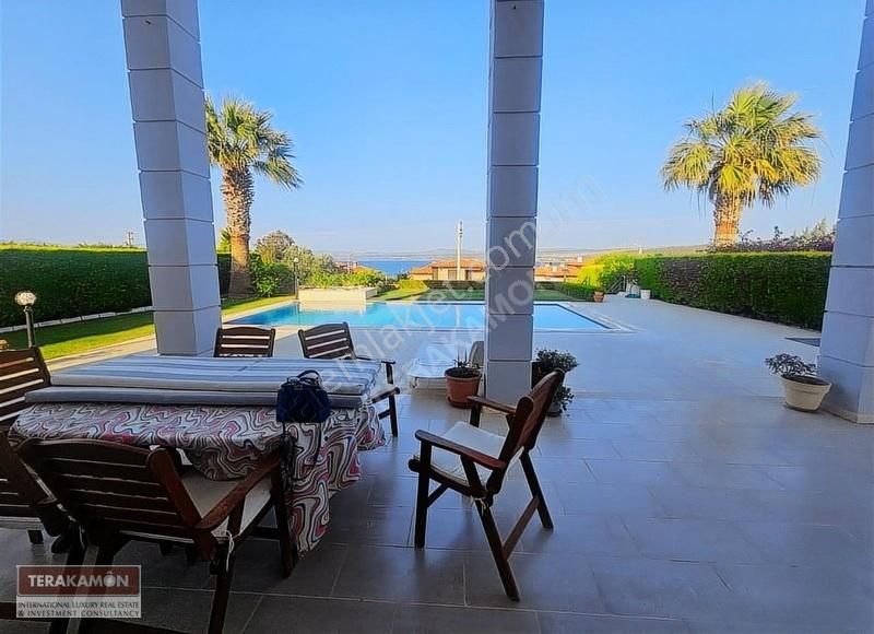 İzmir Çeşme Paşalimanı Full Deniz Manzaralı Müstakil Lüks Villa - Görsel 34