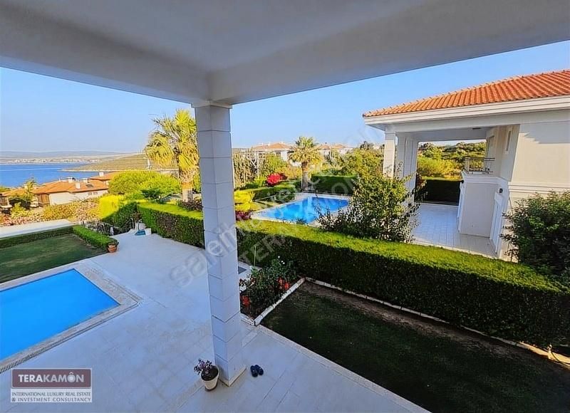 İzmir Çeşme Paşalimanı Full Deniz Manzaralı Müstakil Lüks Villa - Görsel 23