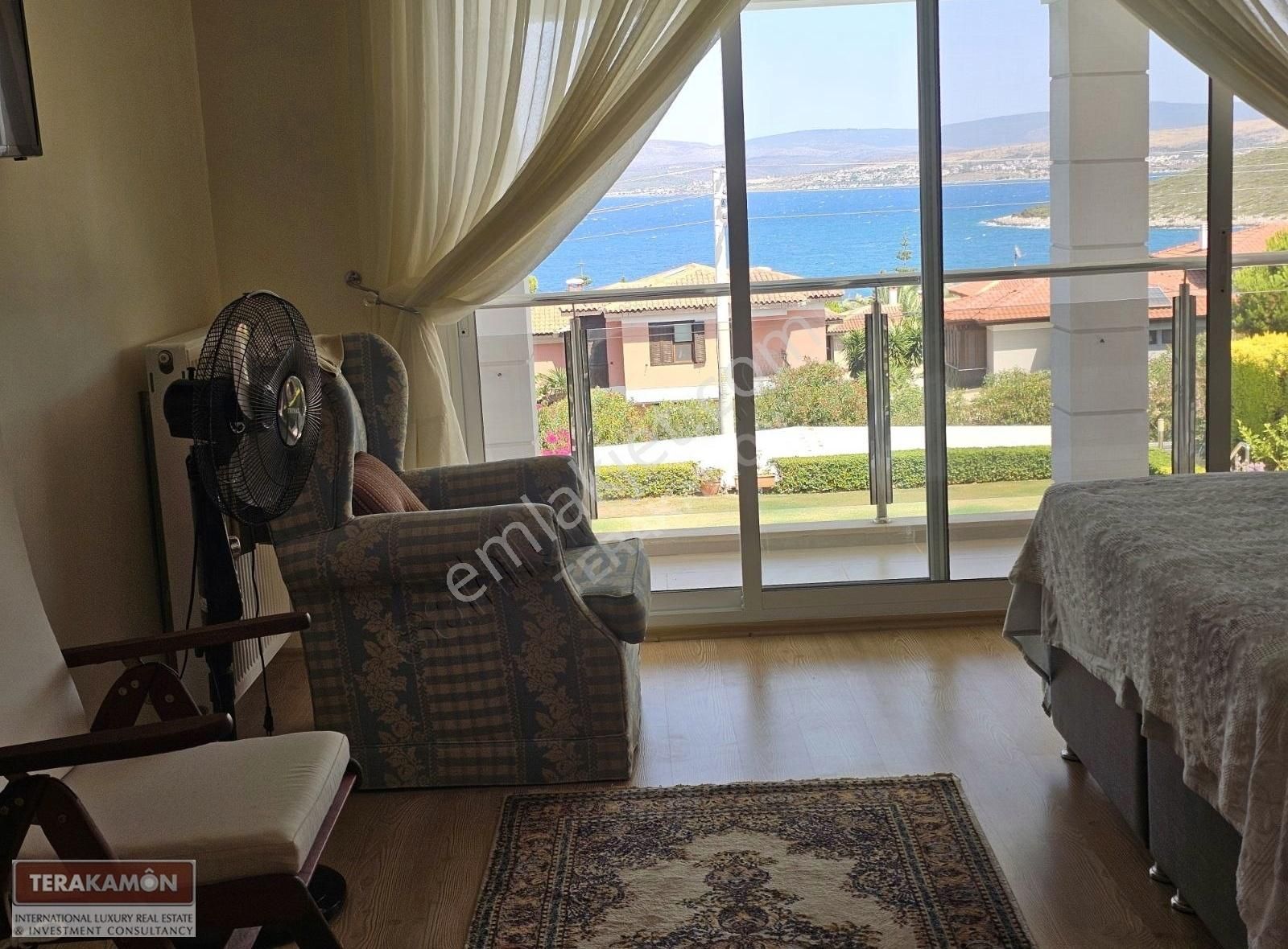 İzmir Çeşme Paşalimanı Full Deniz Manzaralı Müstakil Lüks Villa - Görsel 12