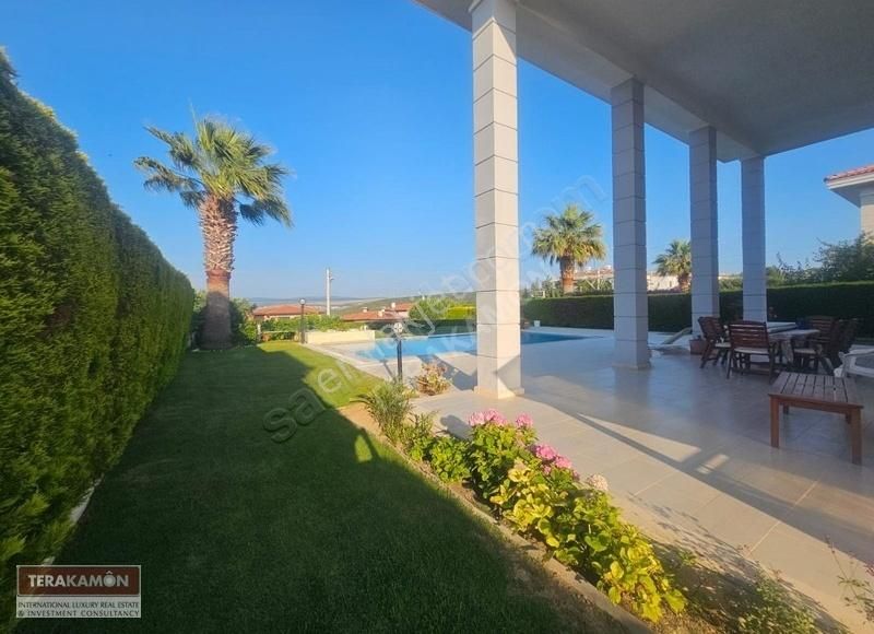 İzmir Çeşme Paşalimanı Full Deniz Manzaralı Müstakil Lüks Villa - Görsel 30