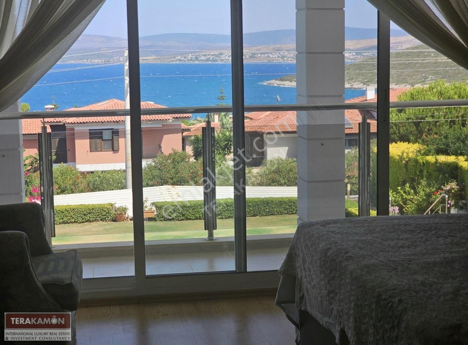 İzmir Çeşme Paşalimanı Full Deniz Manzaralı Müstakil Lüks Villa - Görsel 5