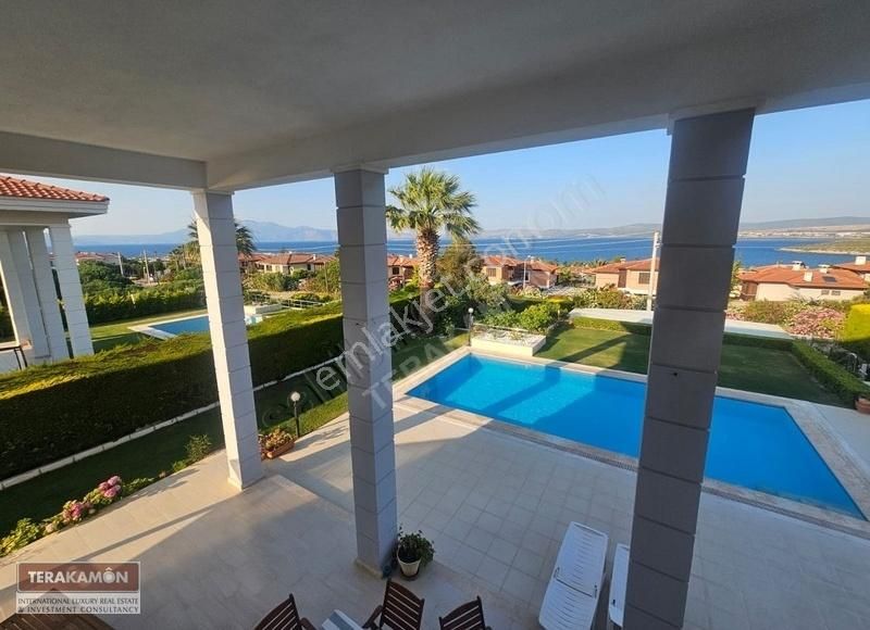 İzmir Çeşme Paşalimanı Full Deniz Manzaralı Müstakil Lüks Villa - Görsel 2