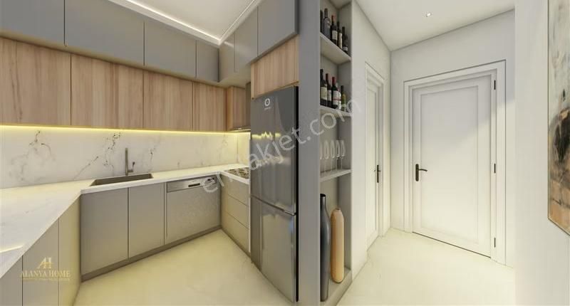 Payalar Yeni Bitmiş Hazır Manzaralı 1+1 Daire - Görsel 12