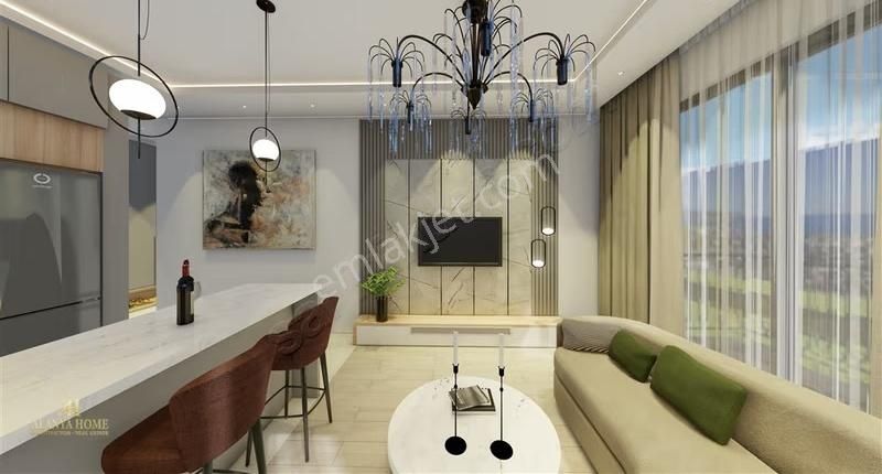 Payalar Yeni Bitmiş Hazır Manzaralı 1+1 Daire - Görsel 14