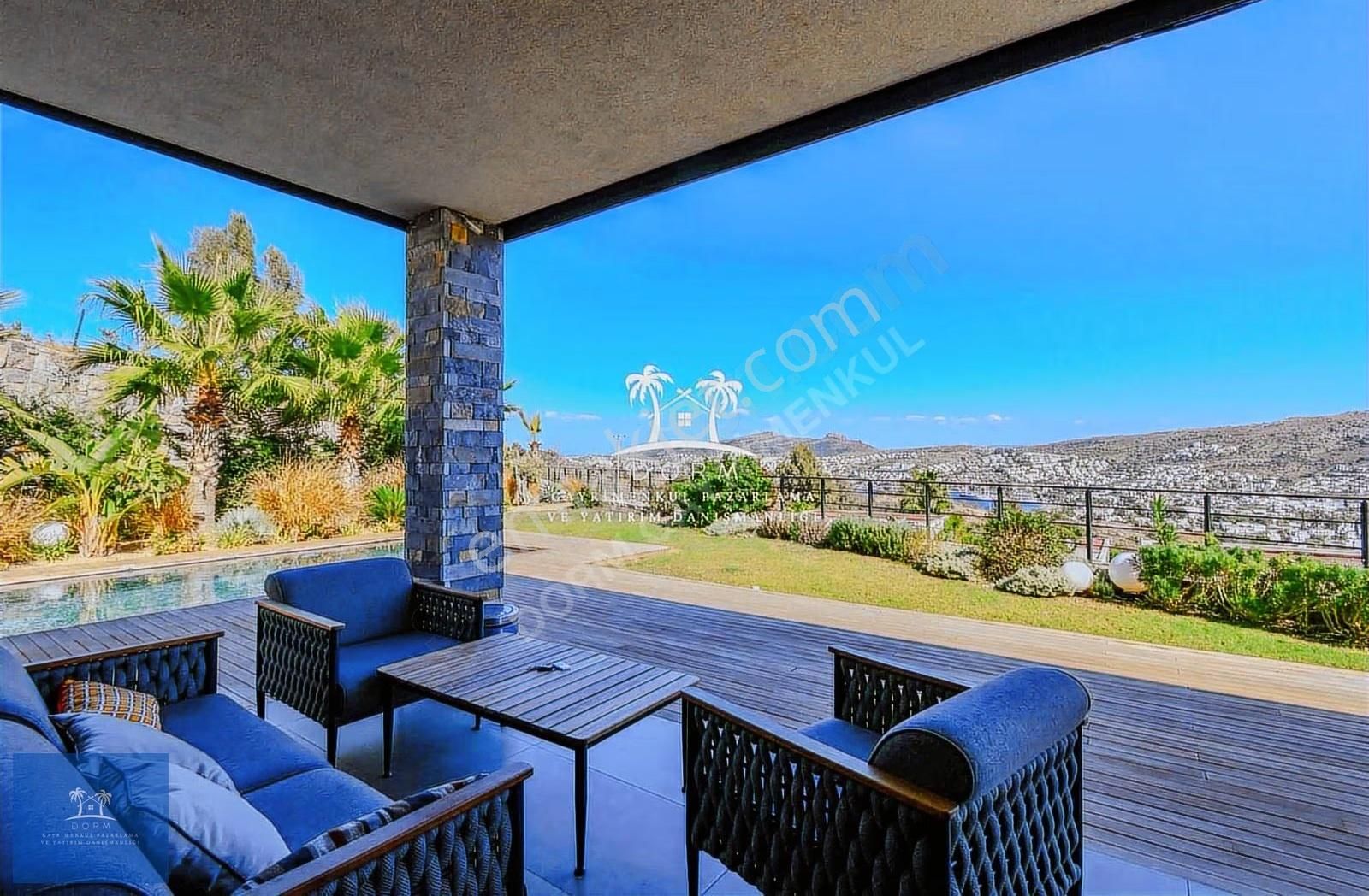 Gündoğan'da Tek Katlı Ve Deniz Manzaralı Satılık Villa - Görsel 23