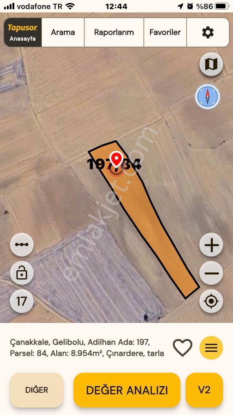 Çanakkale Gelibolu Adilhan Da Denize Yakın 8.954 M2 Satılık Tarla - Görsel 4