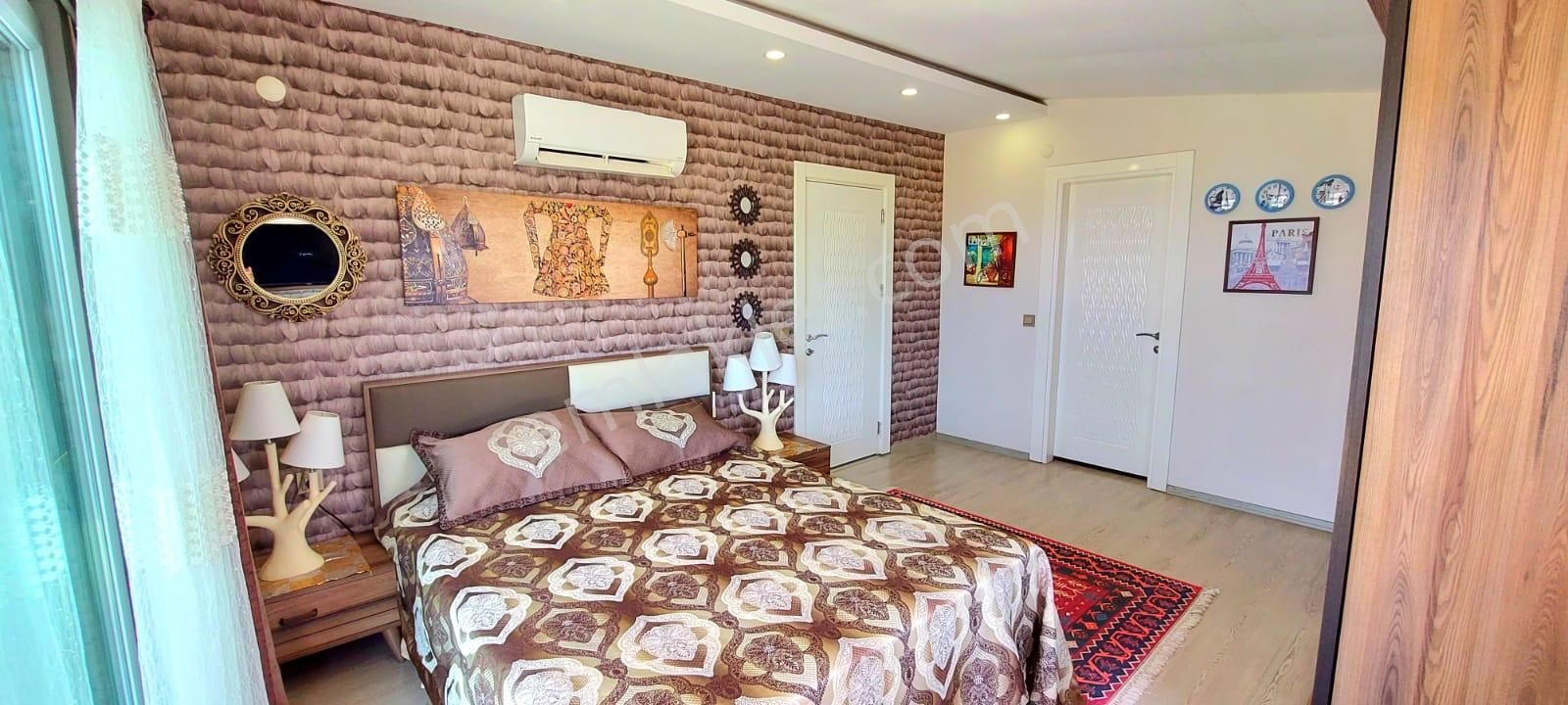 Kestelde Deni̇z Ve Dağ Manzarali Lüks Eşyali 5+1 Satılık Dubleks - Görsel 9