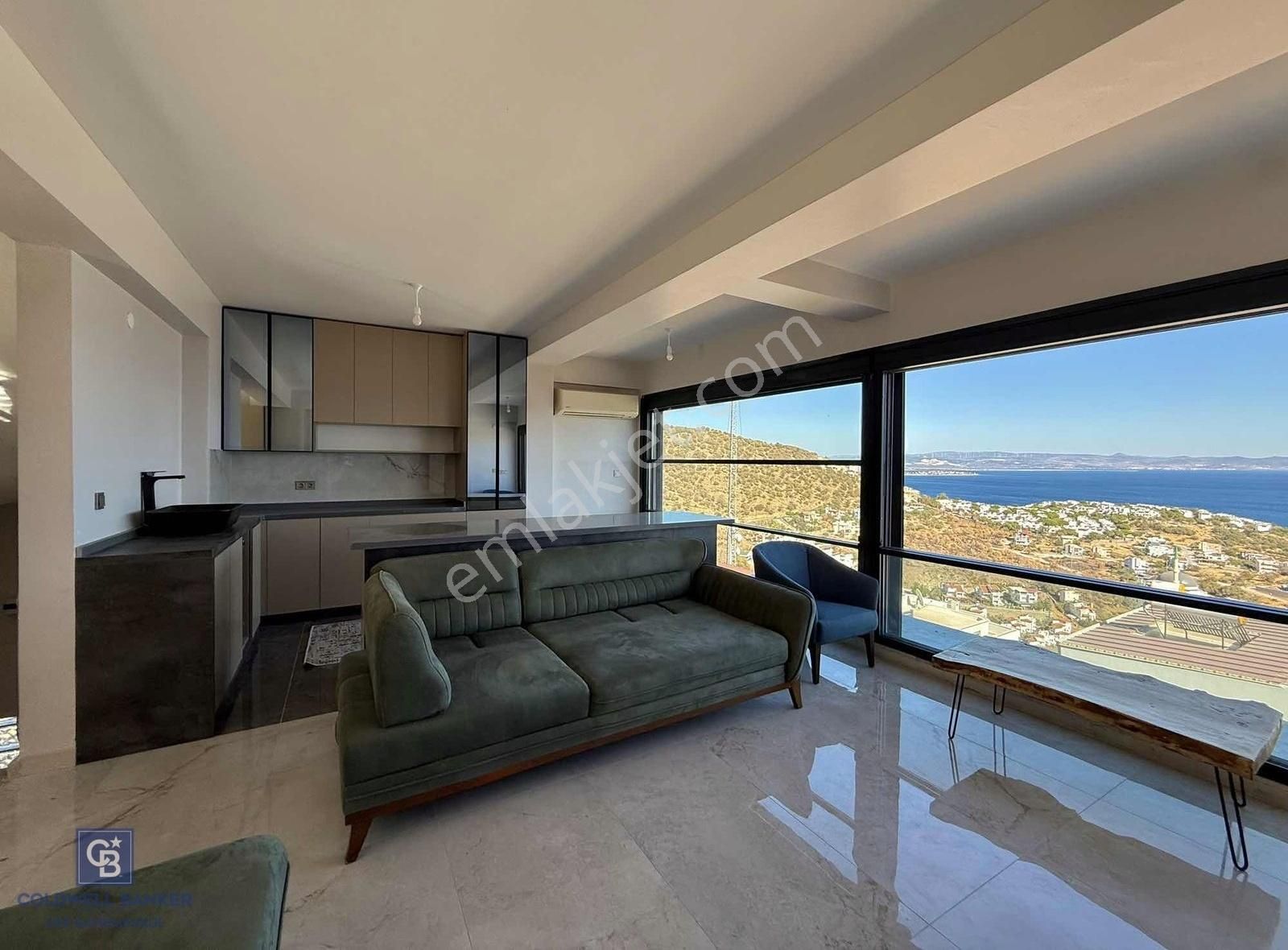 Çandarlı'da Deniz Manzaralı Havuzlu Satılık Tripleks Villa - Görsel 26