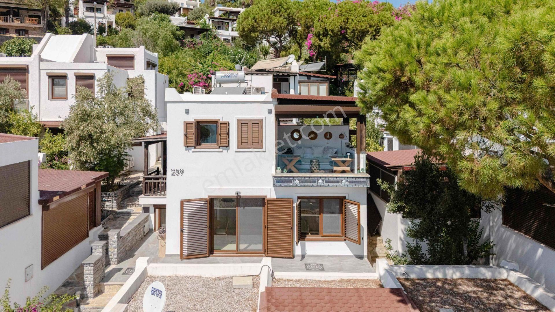 Bodrum Bitez Aktur Sitesi 4+1 Muhteşem Manzaralı Villa - Görsel 22
