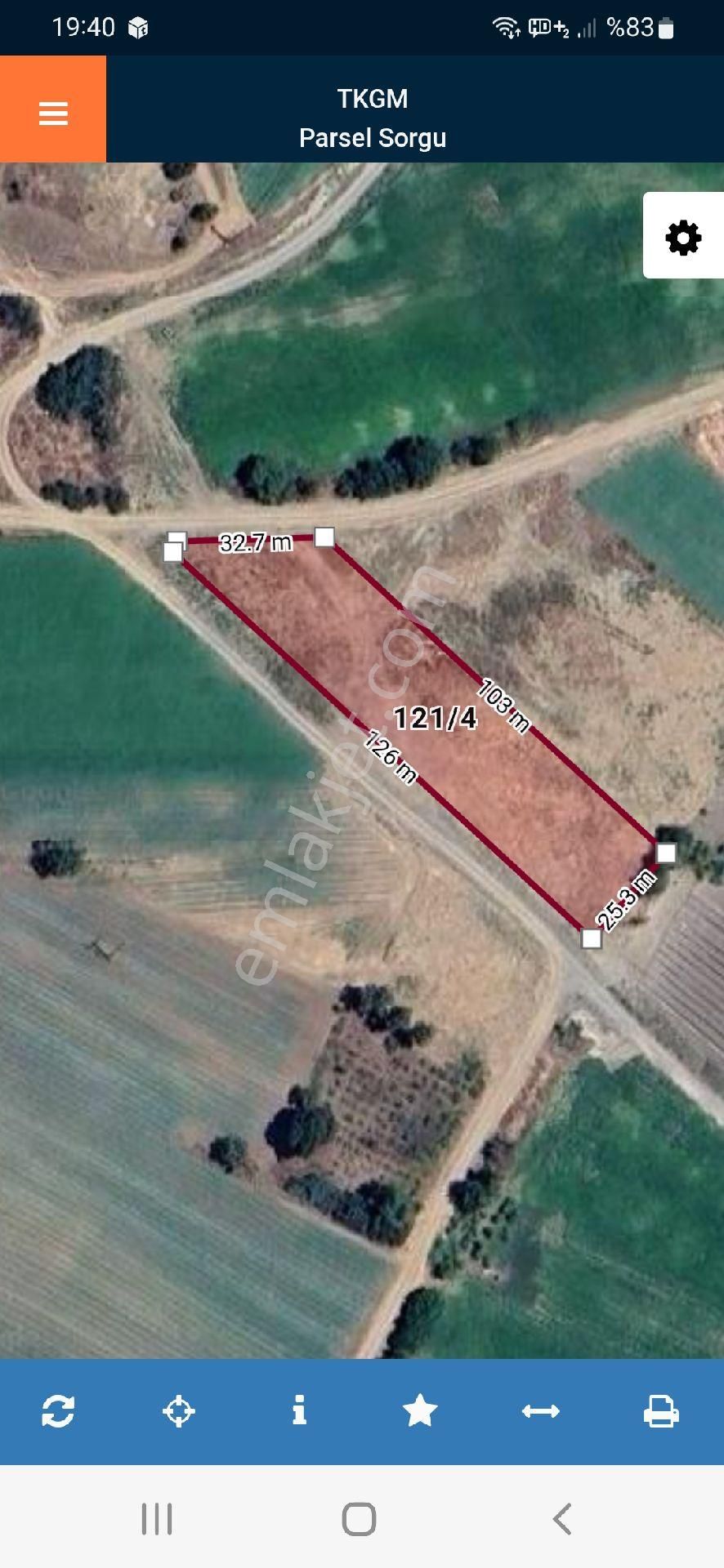 Acıpayam Kökede 3 Tarafı Yol 2960 M2 Arazi - Görsel 3