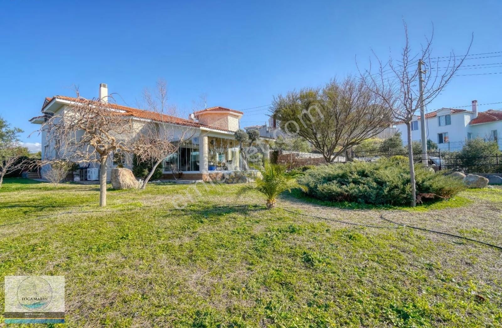 Foçaköy'de Geniş Bahçeli- Tam Müstakil Deniz Manzaralı Villa - Görsel 22