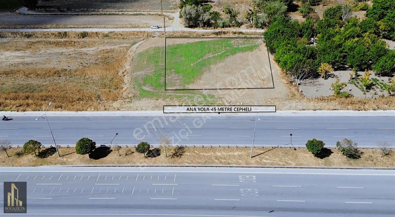 //boğaziçi Emlak/çorum-ankara Yolu Üzeri Ticari 1627 M2 Arsa// - Görsel 3