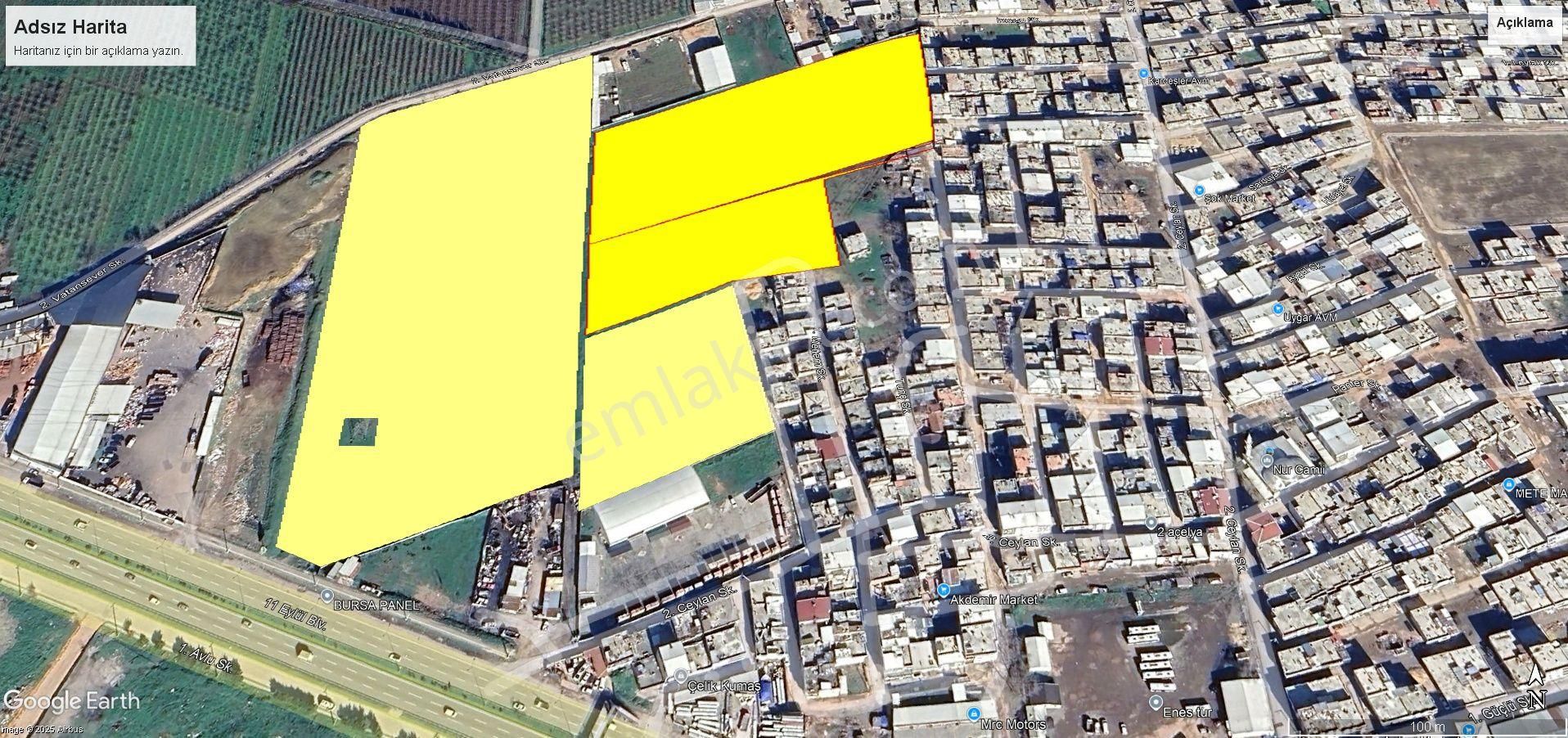 Bursa-yıldırım'da Çevre Yolu Yanında 17.187 M2.kiralık Arazi - Görsel 7