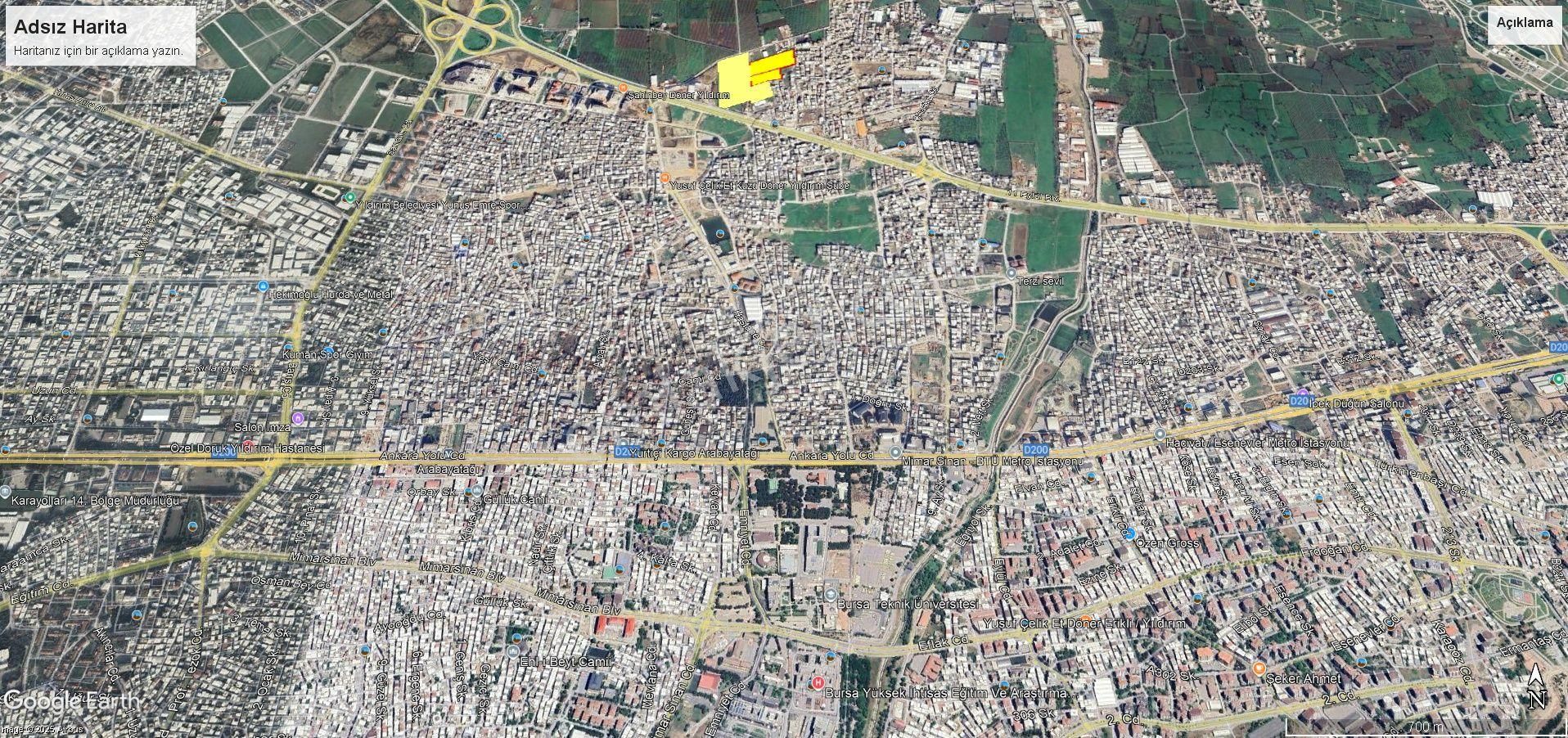 Bursa-yıldırım'da Çevre Yolu Yanında 17.187 M2.kiralık Arazi - Görsel 8