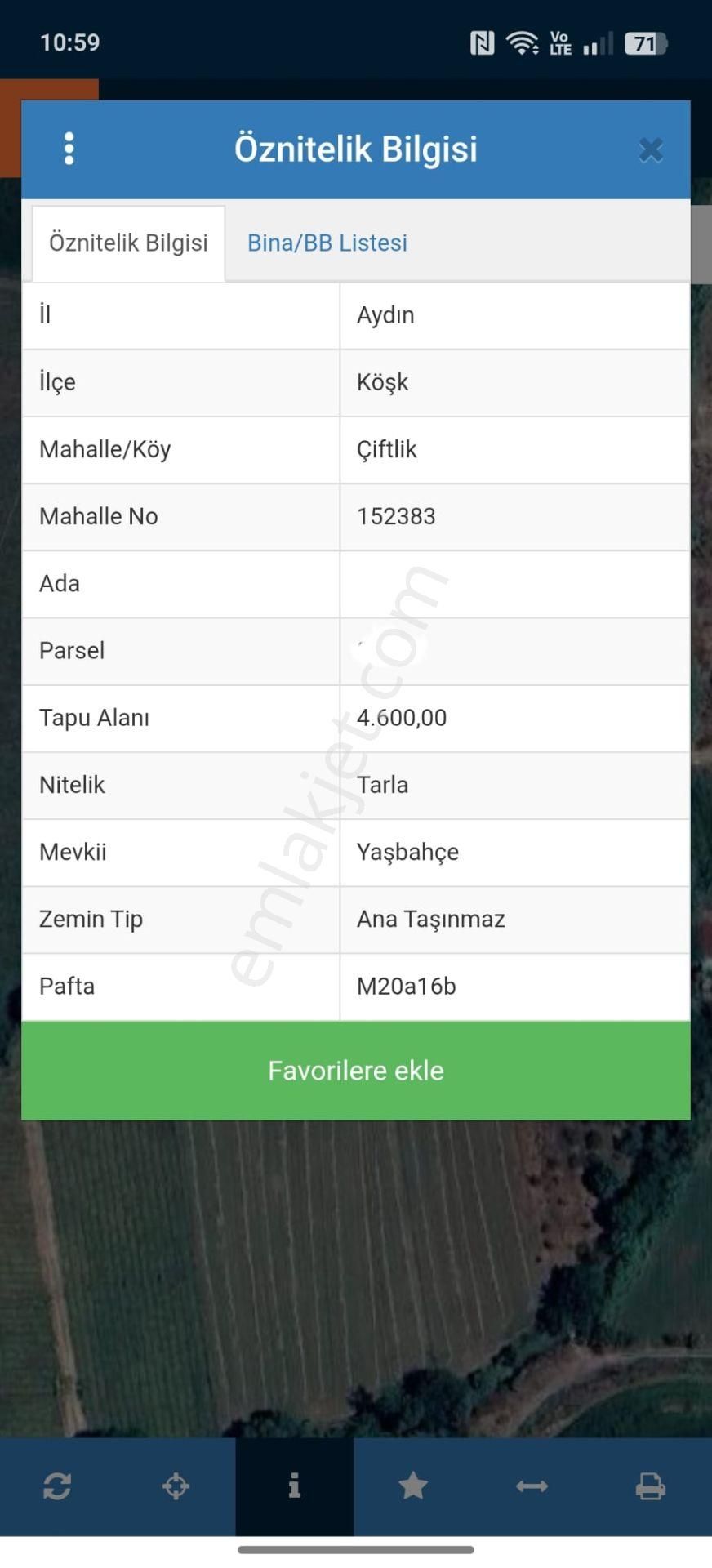 Aydın Köşk'de 4600 Satılık Tarla - Görsel 4