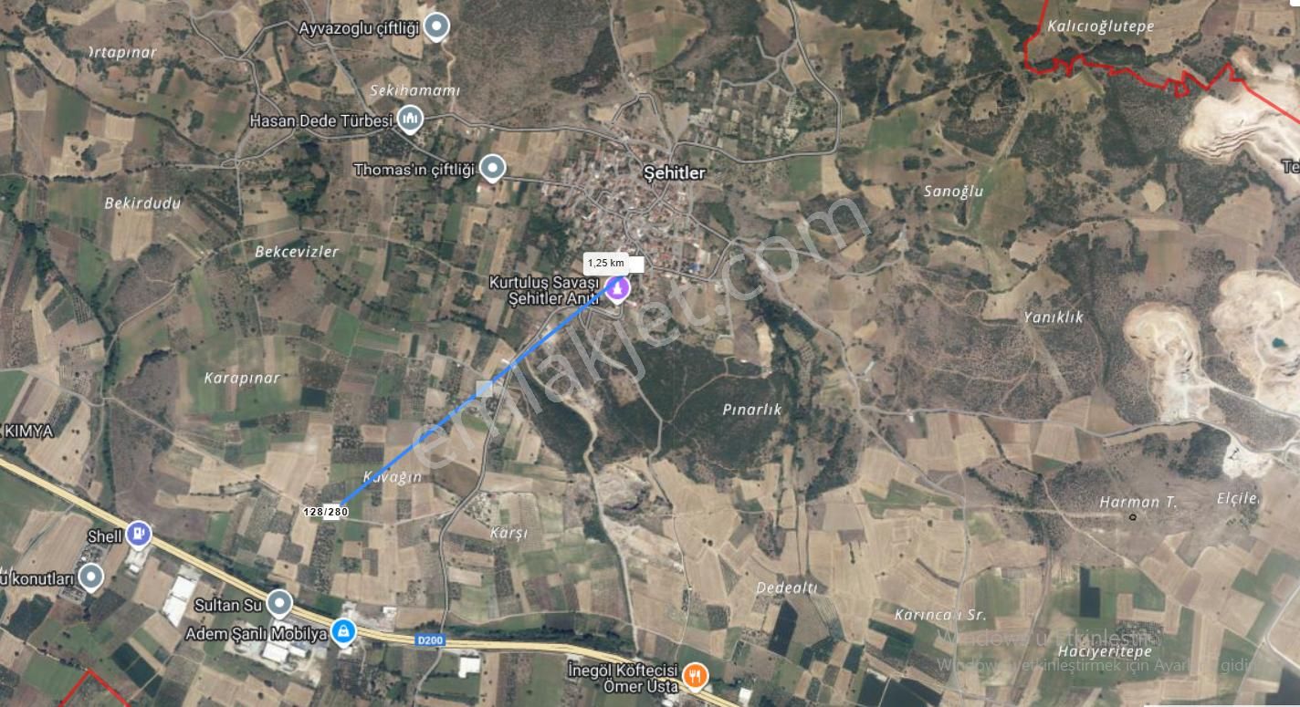 Roma' Dan Şehitler' De Satılık Tarla - Görsel 5