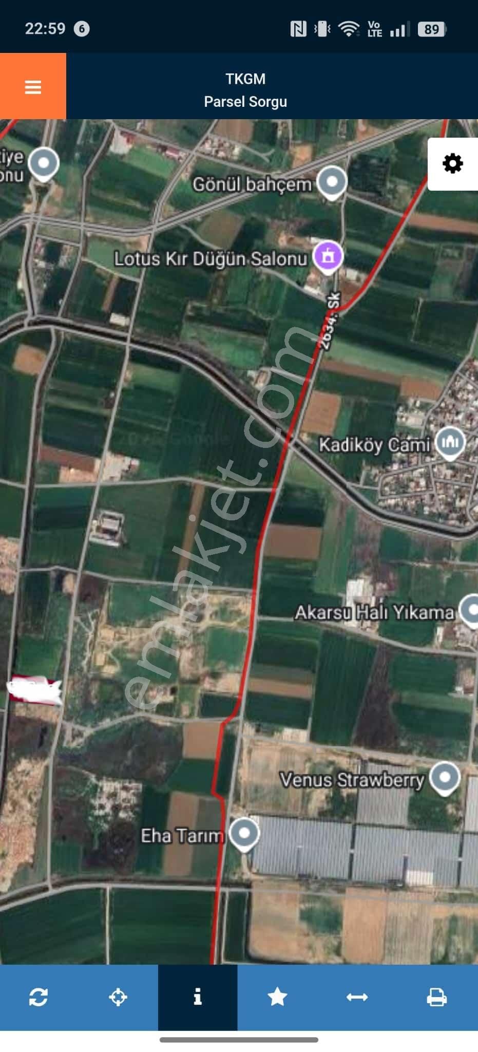 Aydın Efeler Işıklı Mah. Satılık 7.500 M2 Tarla