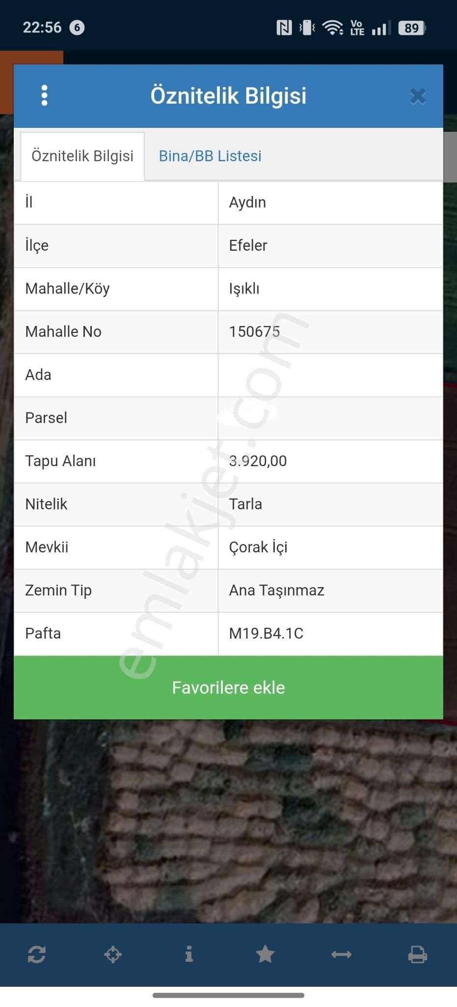 Aydın Efeler Işıklı Mah. Satılık 7.500 M2 Tarla - Görsel 3